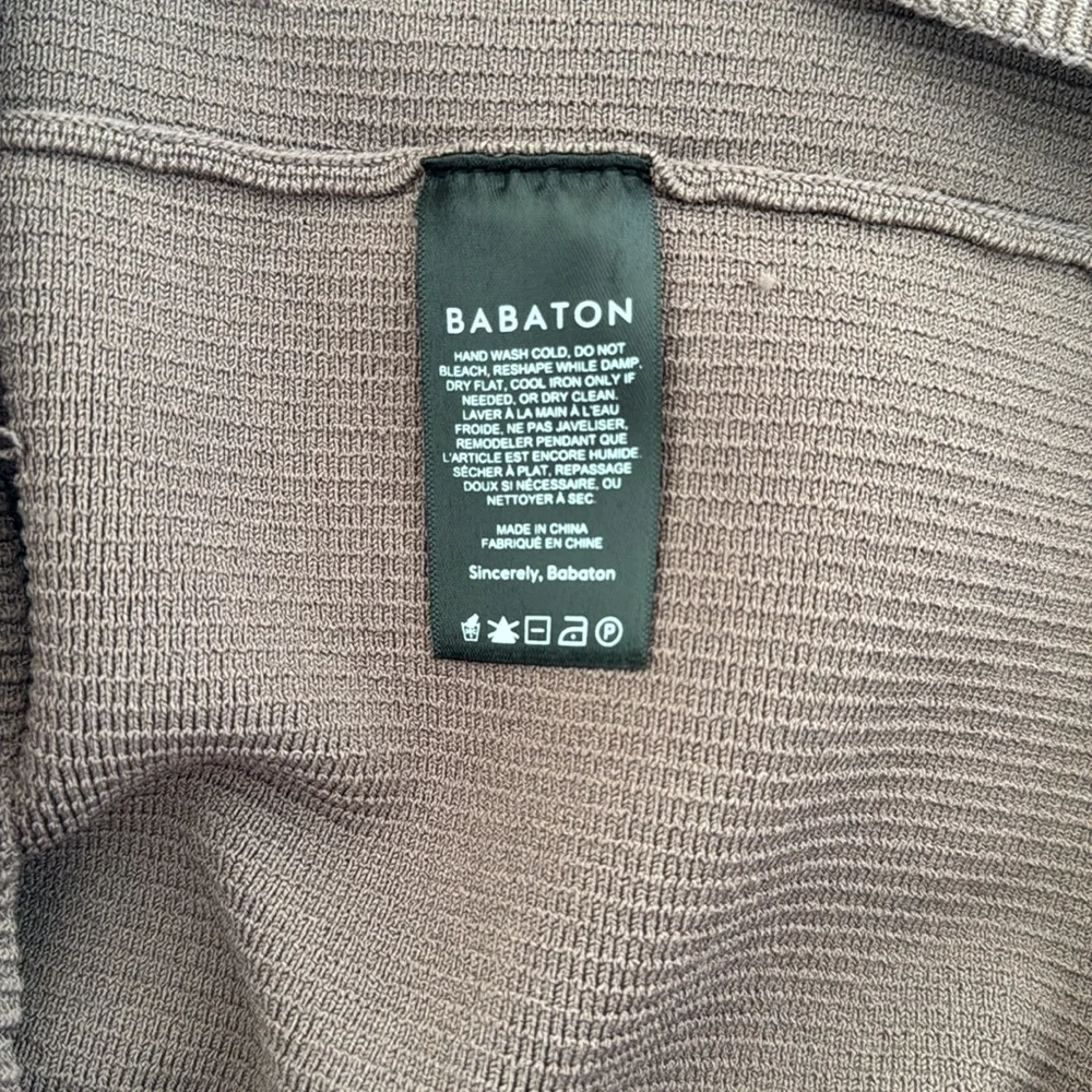 ARITZIA Babaton Bodycon Mini Sculpt Knit Dress in Deep Taupe - Large - Picture 10 of 11